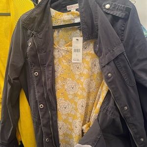 GUC Navy Canvas Rain Jacket